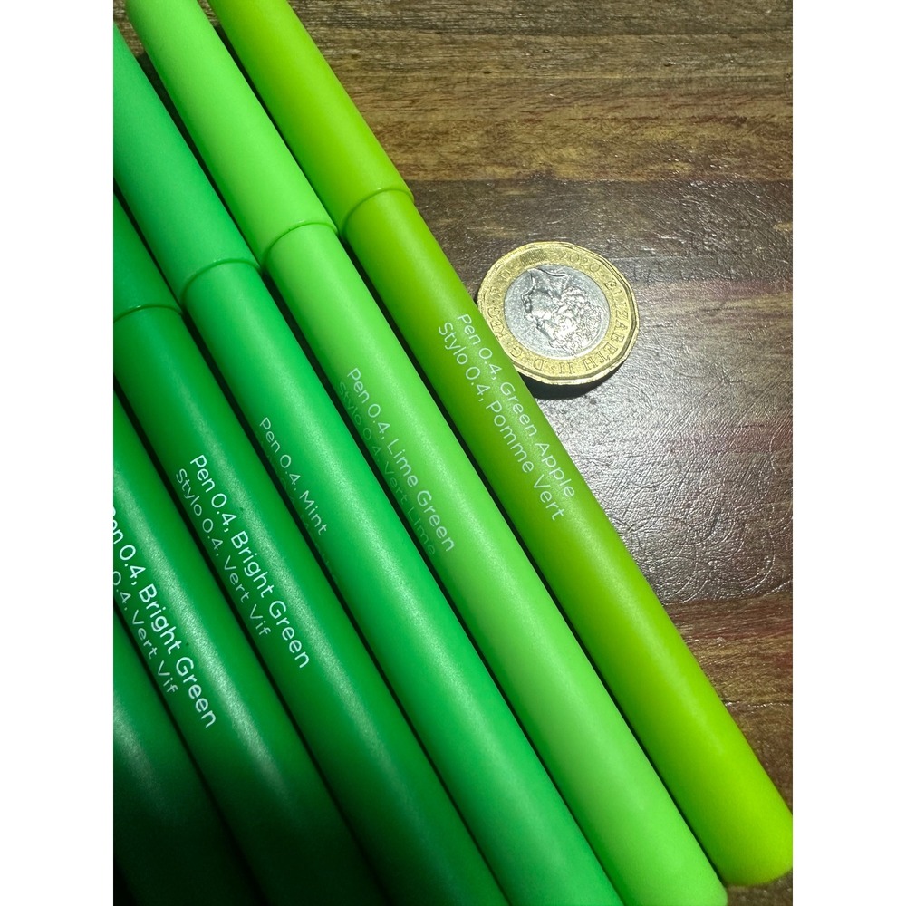 Cricut Infusible Ink Pen Set 0.4 Tip Green Gradient Forest Mint Lime 7 Count - Picture 4 of 4